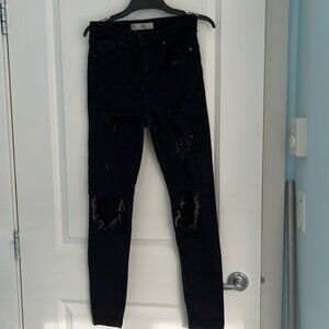 Topshop black jeans size W28 L32